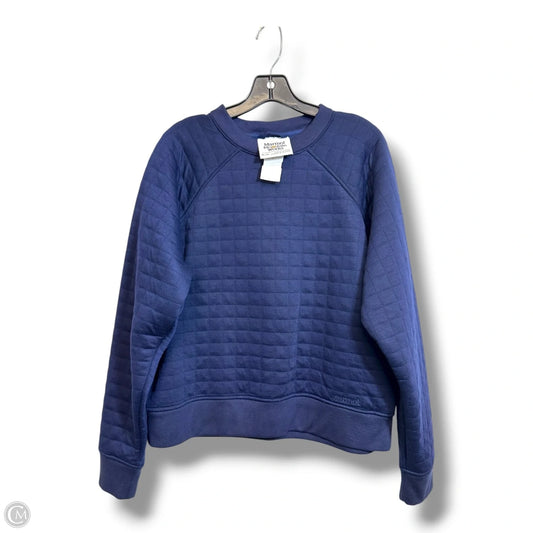 Sweatshirt Collar By Marmot In Navy, Size: Xl