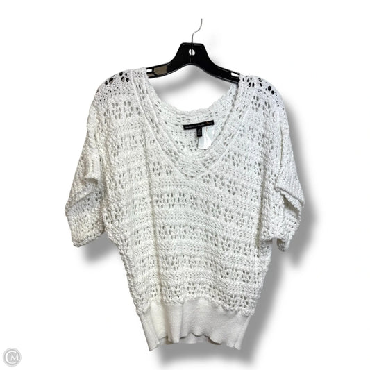 Top Short Sleeve Basic By White House Black Market In White, Size: S