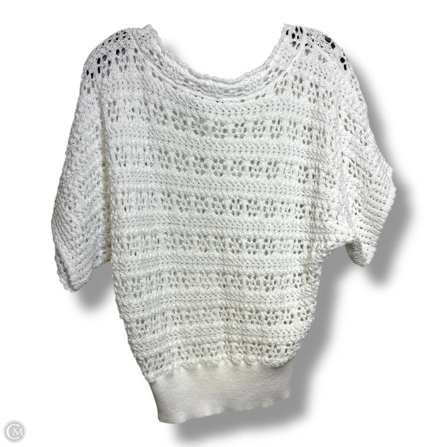 Top Short Sleeve Basic By White House Black Market In White, Size: S
