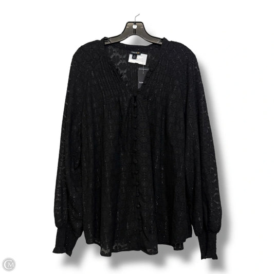 Top Long Sleeve By Torrid In Black, Size: L