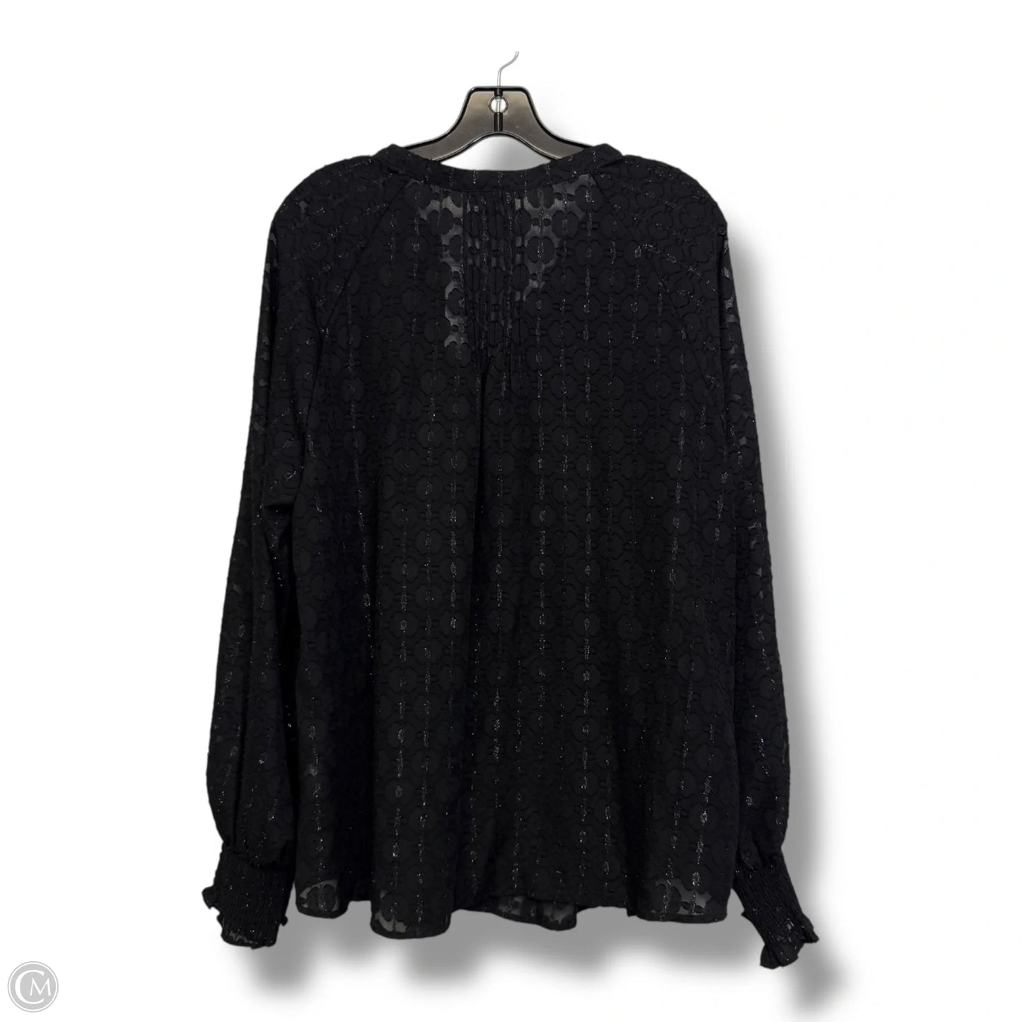 Top Long Sleeve By Torrid In Black, Size: L