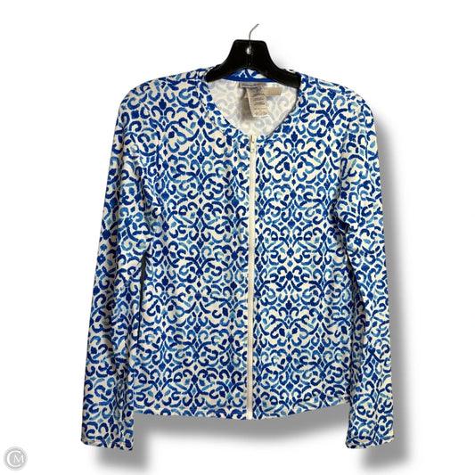 Top Long Sleeve By Tommy Bahama In Blue, Size: M