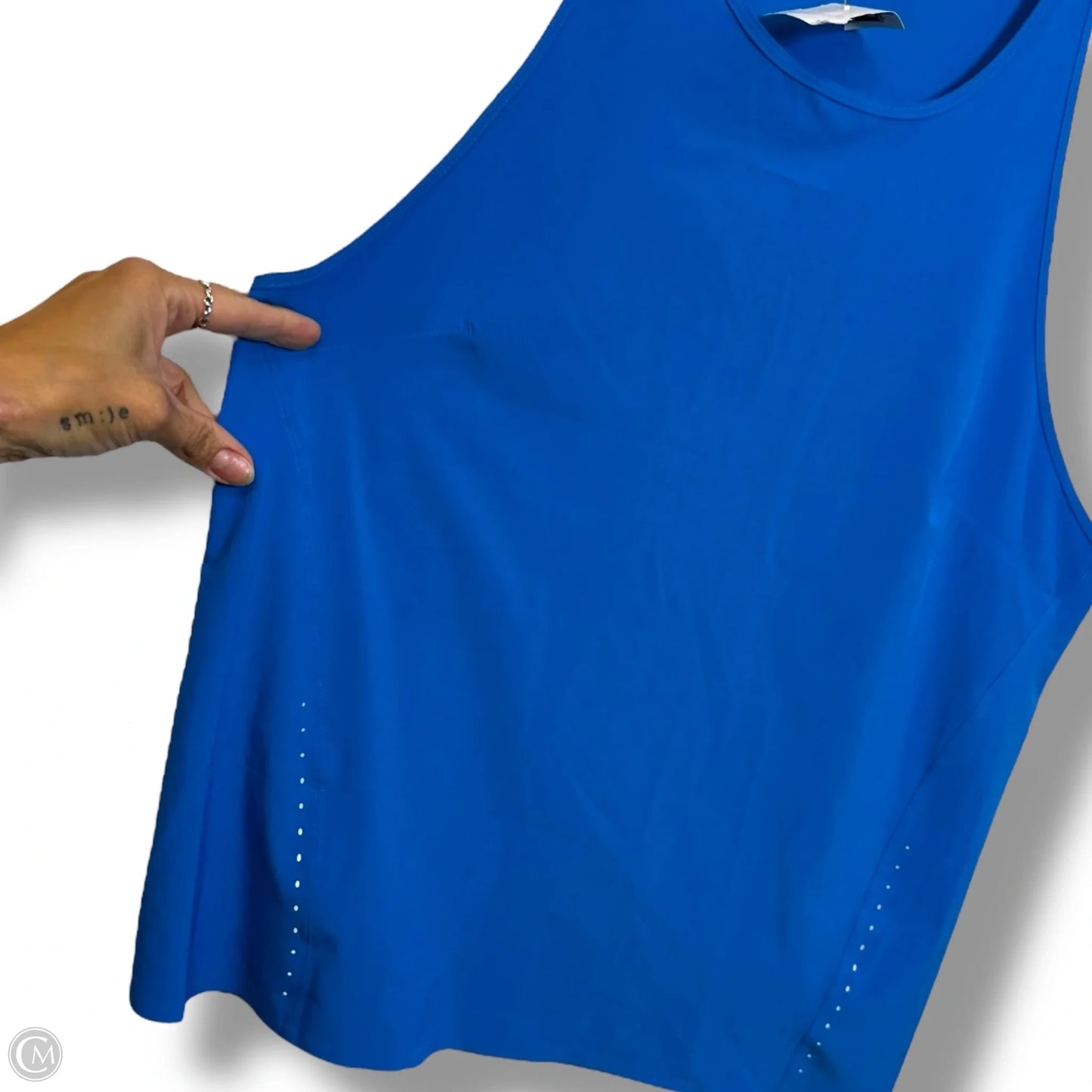 Athletic Tank Top By Lululemon In Blue, Size: M
