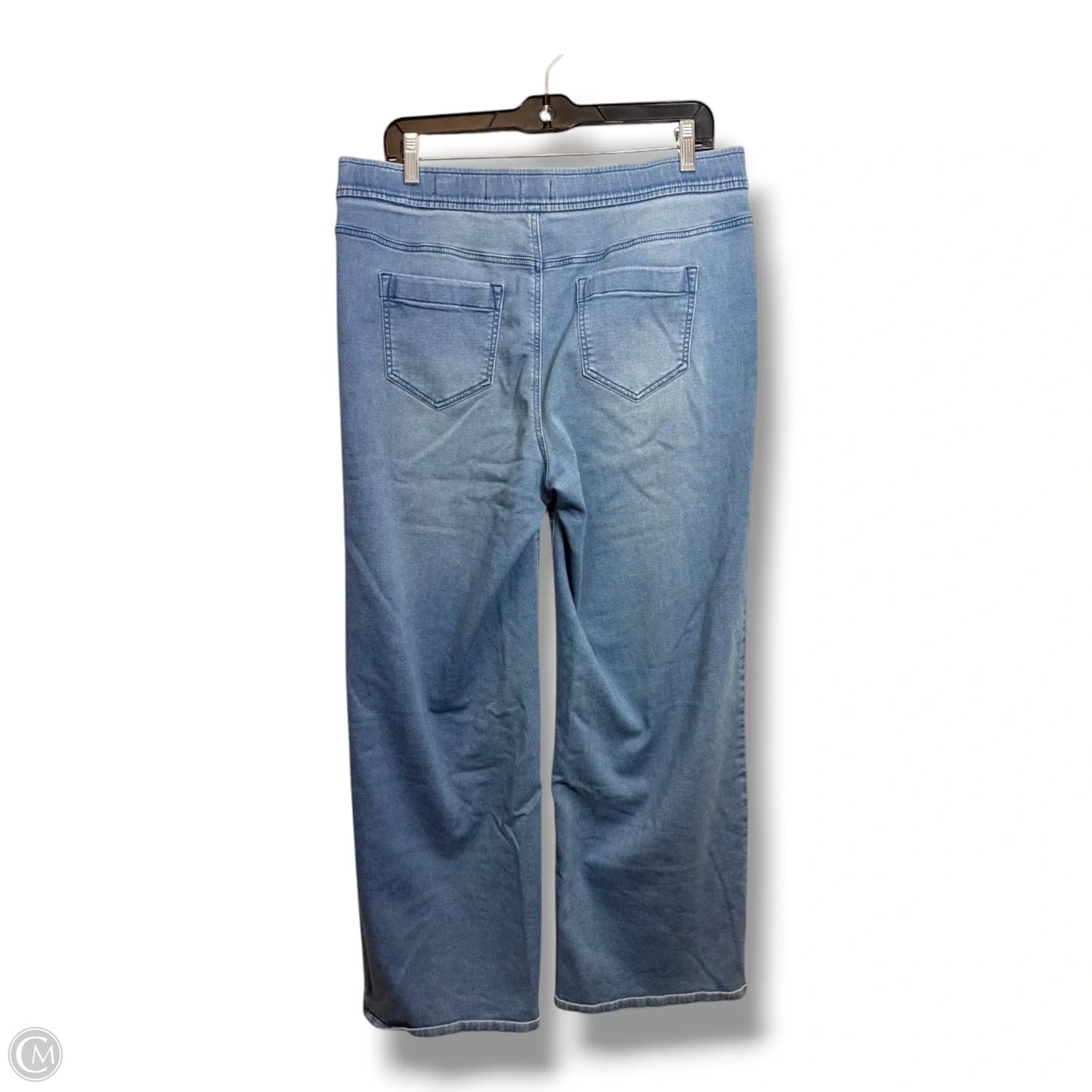 Jeans Wide Leg By J. Jill In Blue Denim, Size: M