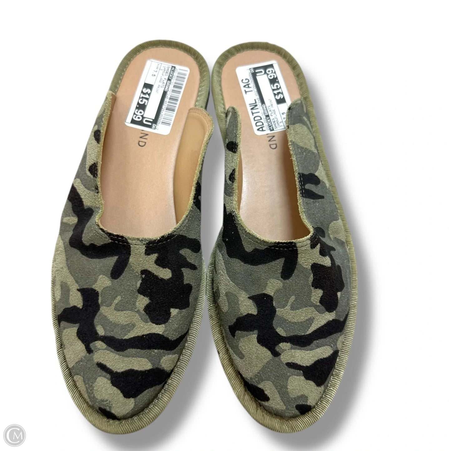 Shoes Flats By Lucky Brand In Camouflage Print, Size: 7.5