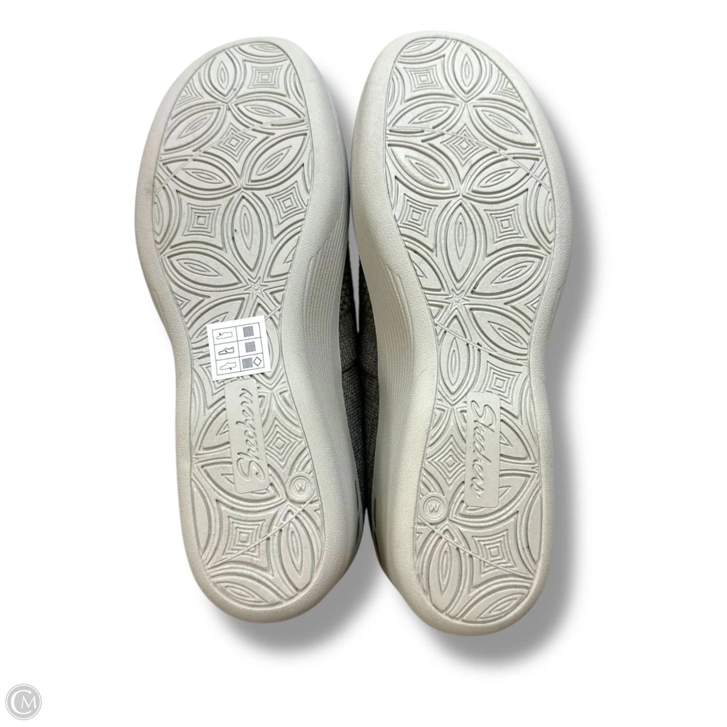 Shoes Flats By Skechers In Grey, Size: 9