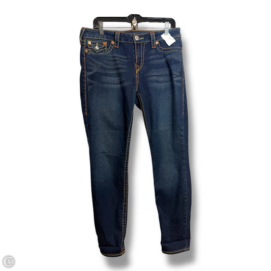 Jeans Straight By True Religion In Blue Denim, Size: 8