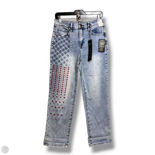 Jeans Straight By Dg2 In Blue Denim, Size: 8