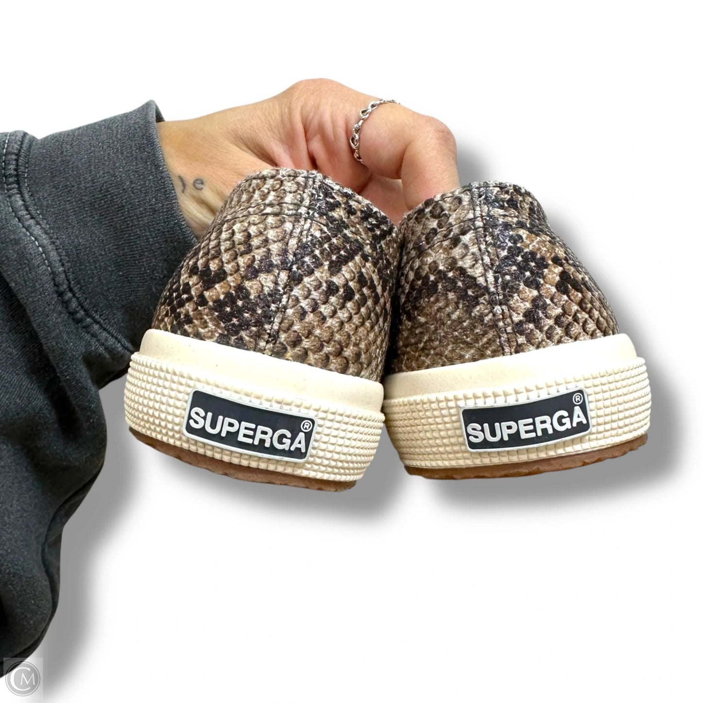 Shoes Sneakers By Superga In Snakeskin Print, Size: 8