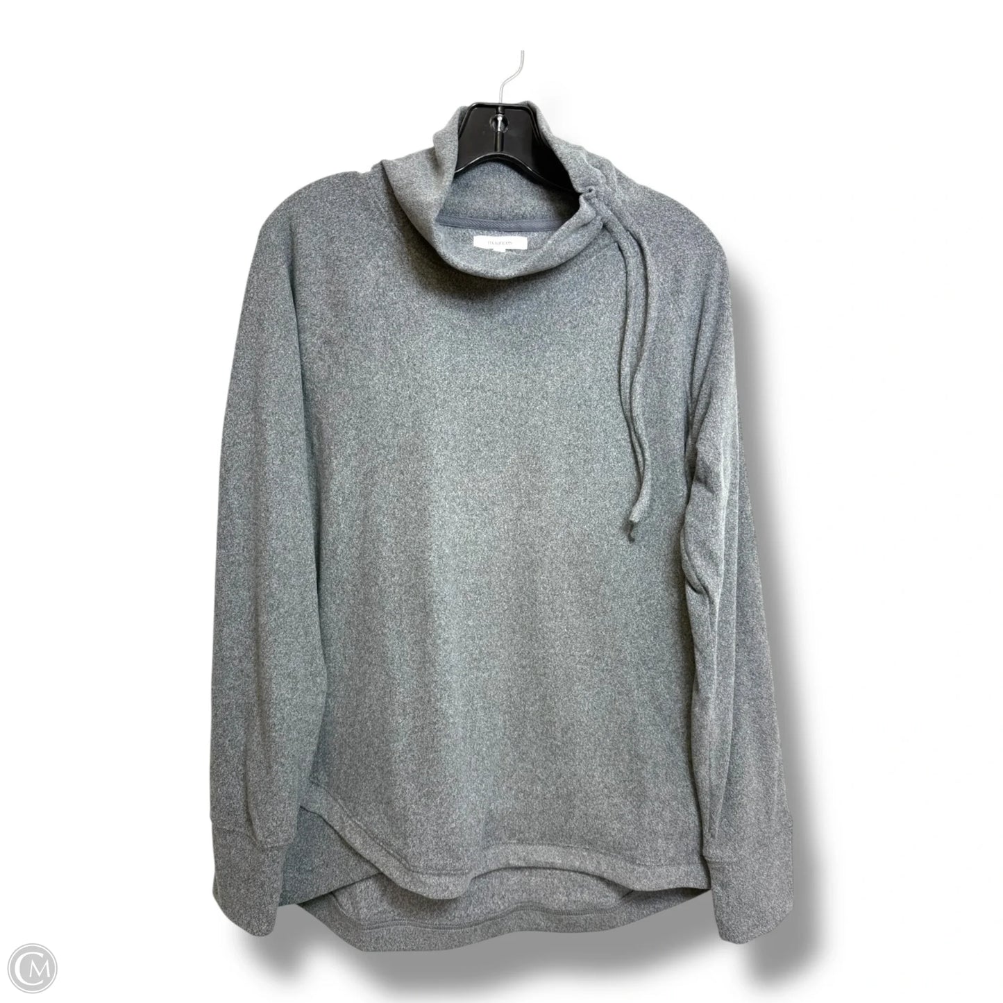 Top Long Sleeve Basic By Maurices In Grey, Size: M