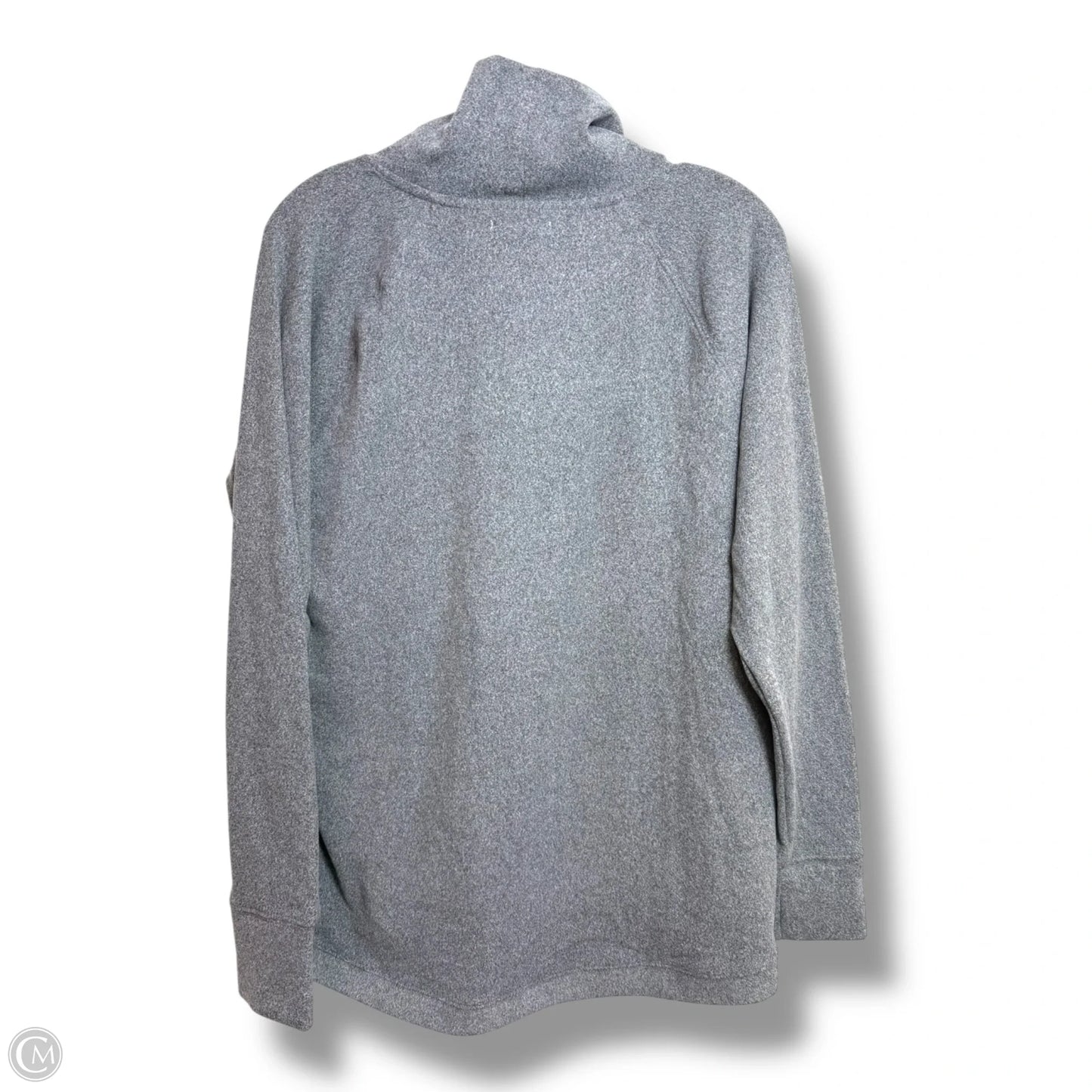 Top Long Sleeve Basic By Maurices In Grey, Size: M