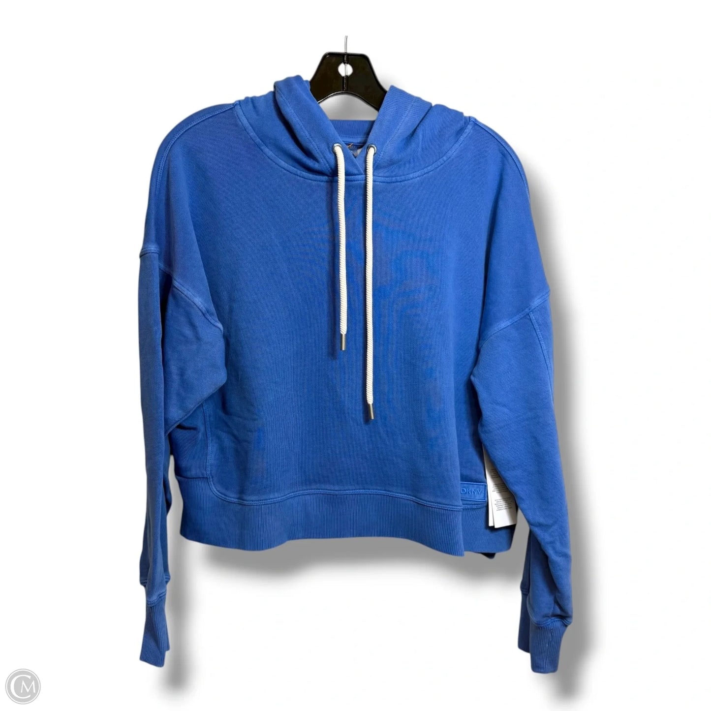 Top Long Sleeve By Dkny In blue, Size: M