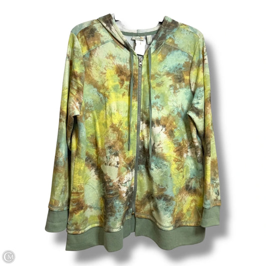 Top Long Sleeve By Logo In Tie Dye Print, Size: L