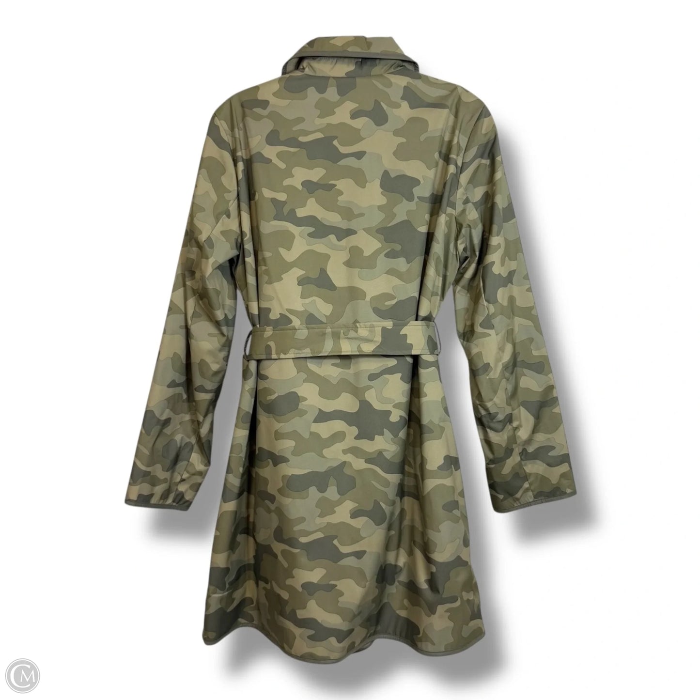 Coat Raincoat By Dennis Basso Qvc In Camouflage Print, Size: M