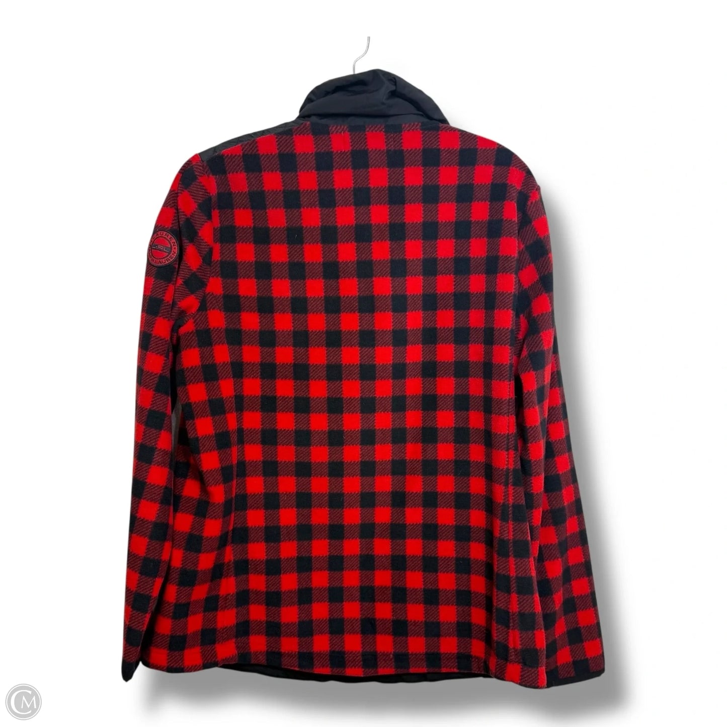 Fleece jacket By Ralph Lauren In Plaid Pattern, Size: L