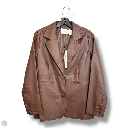 Blazer By Mustard Seed In Brown, Size: S