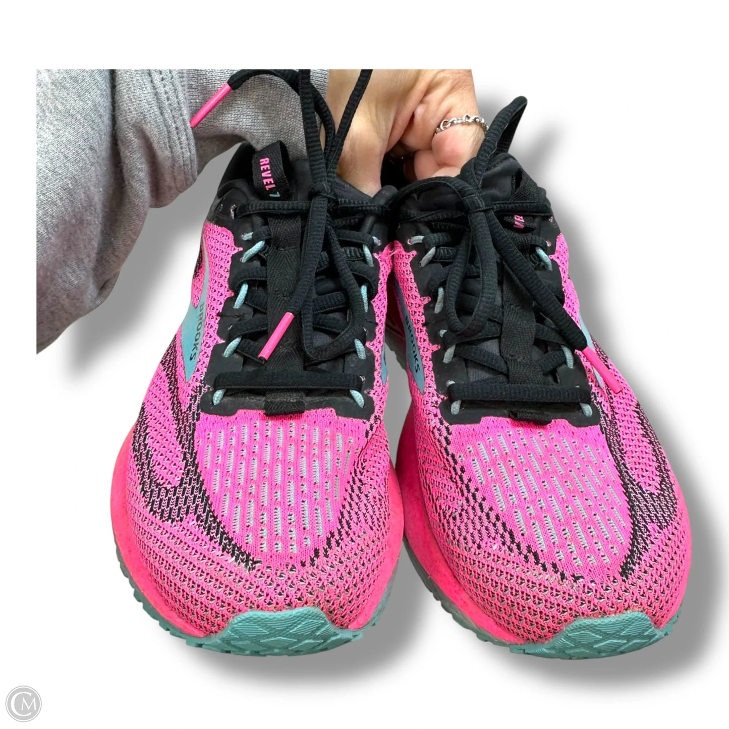 Shoes Athletic By Brooks In Pink, Size: 8