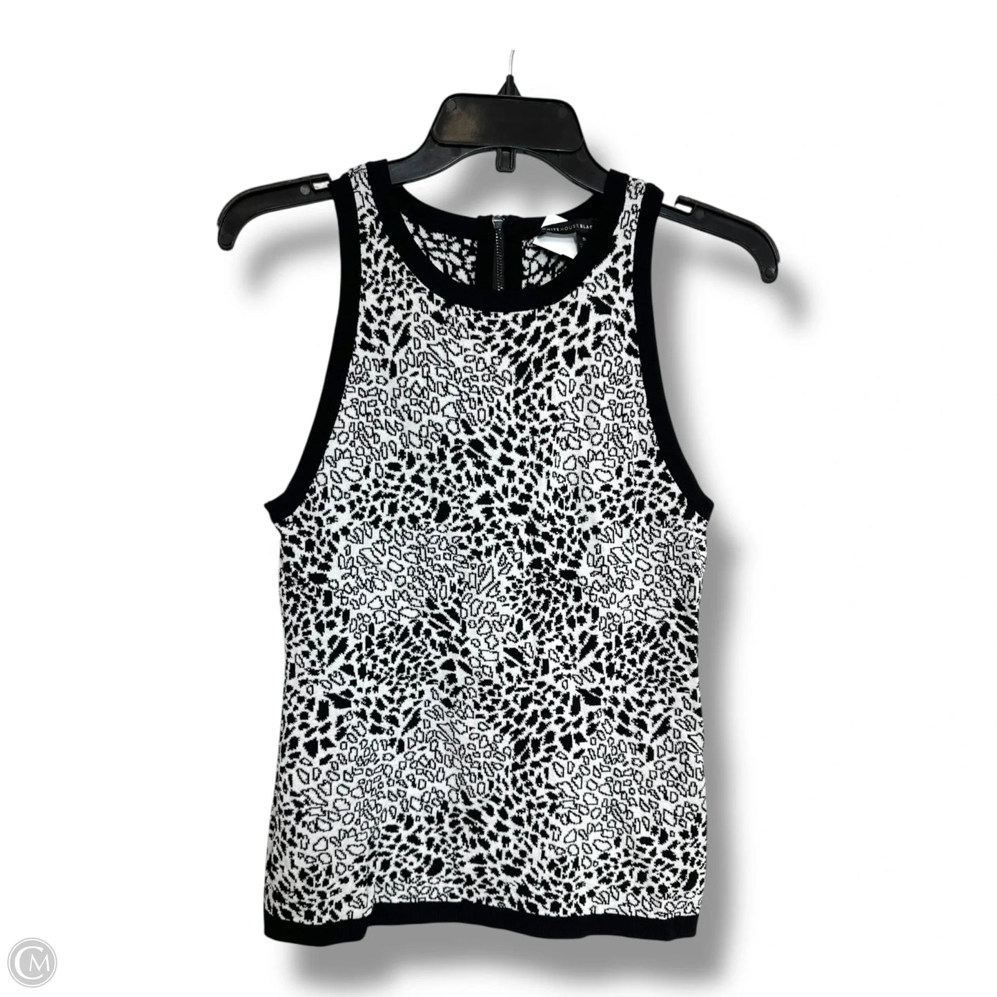 Sweater tank By White House Black Market In Black & White, Size: S