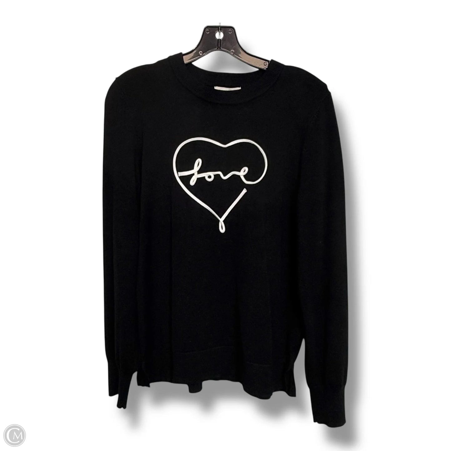 Sweater By Clothes Mentor In Black, Size: M