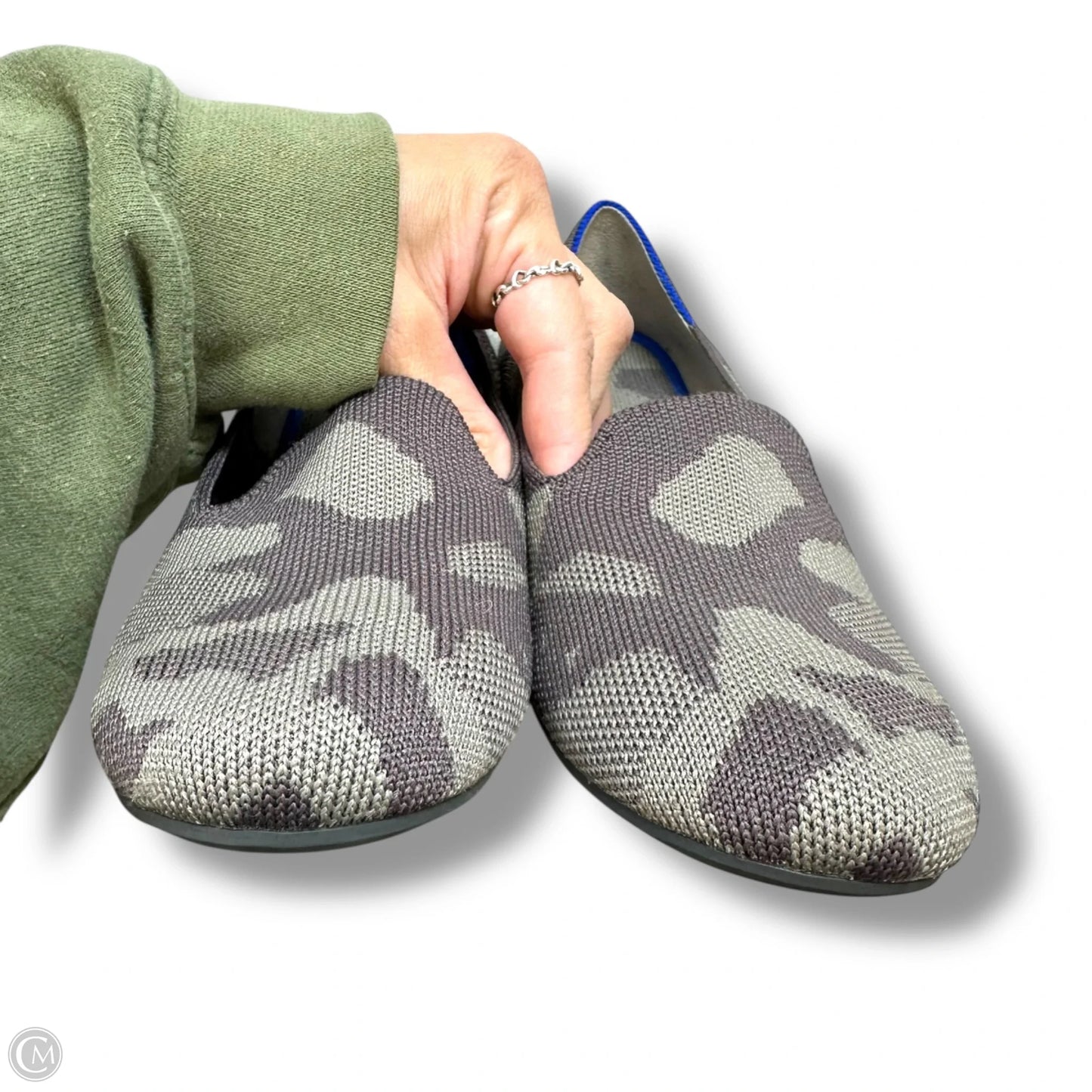 Shoes Flats By Rothys In Camouflage Print, Size: 7