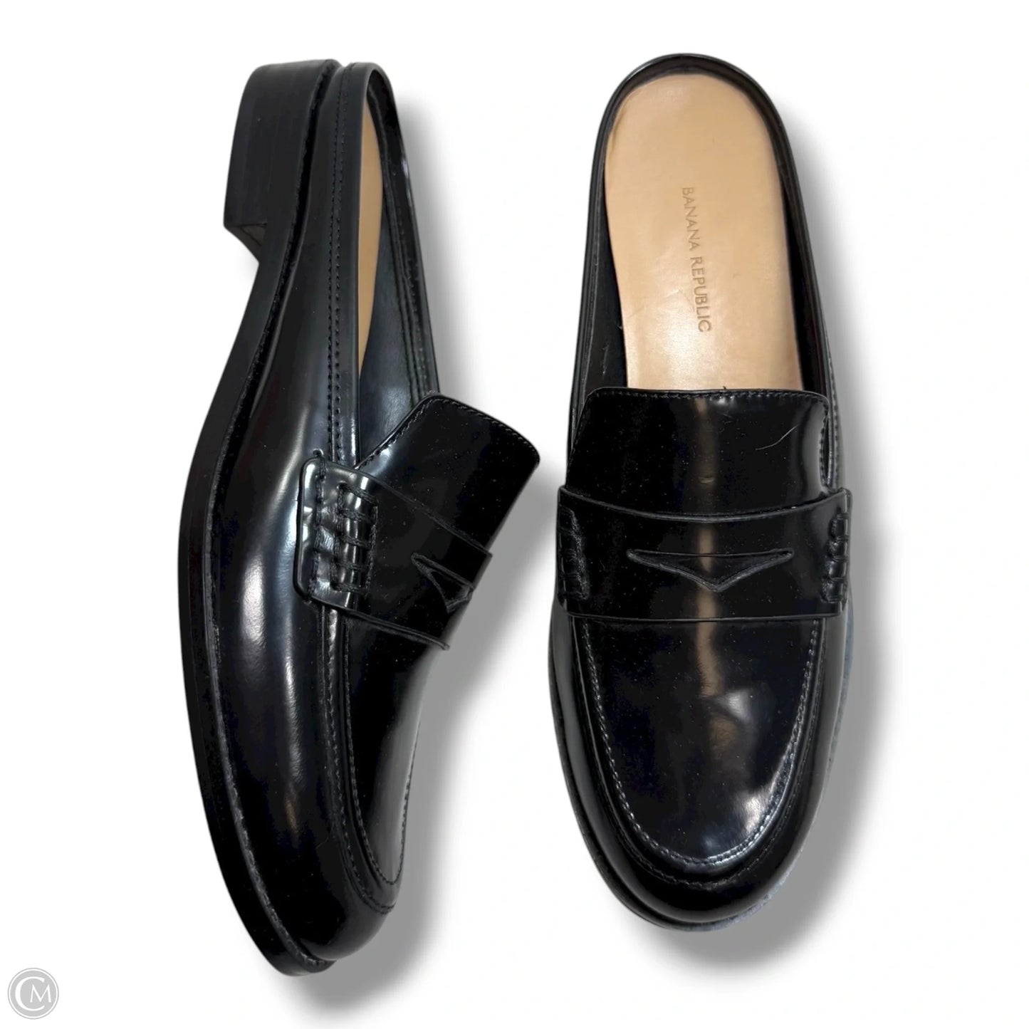 Shoes Flats By Banana Republic In Black, Size: 8