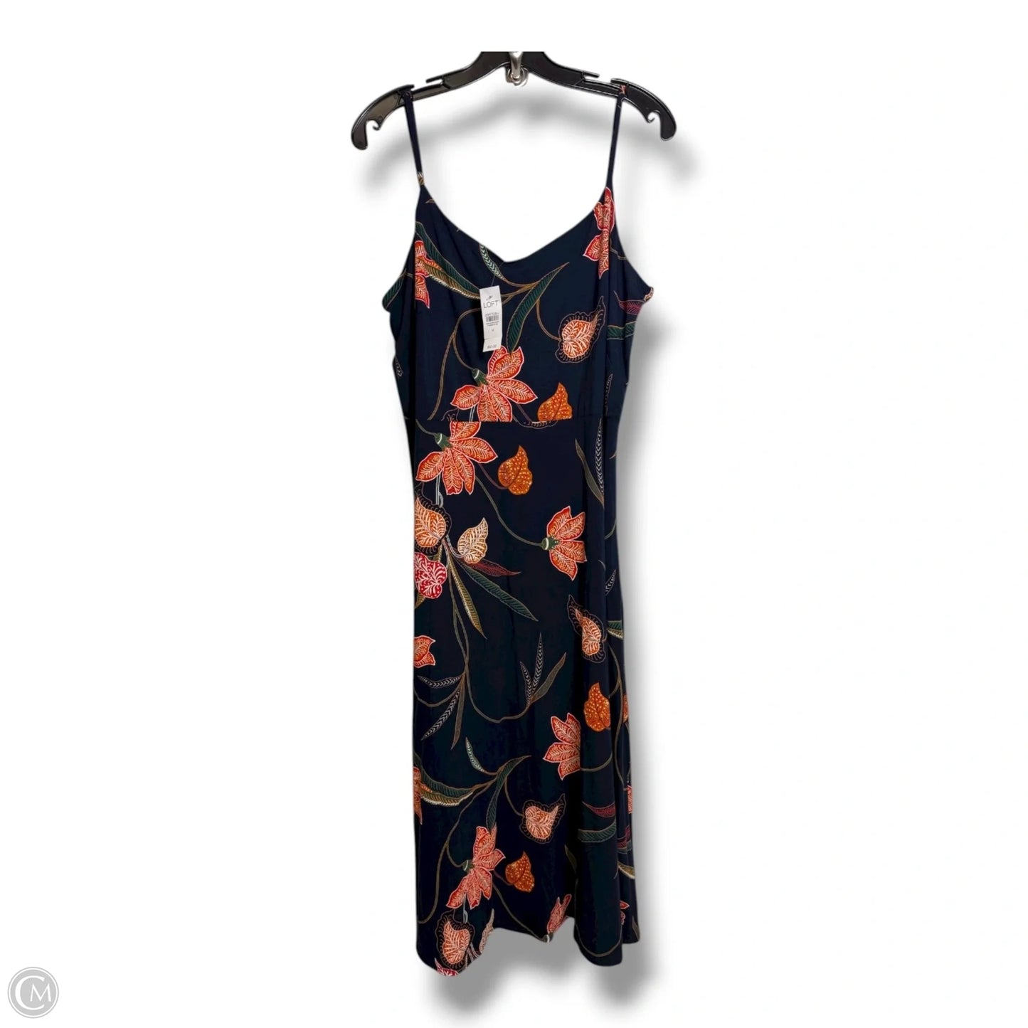Dress Casual Maxi By Loft In Floral Print, Size: 14