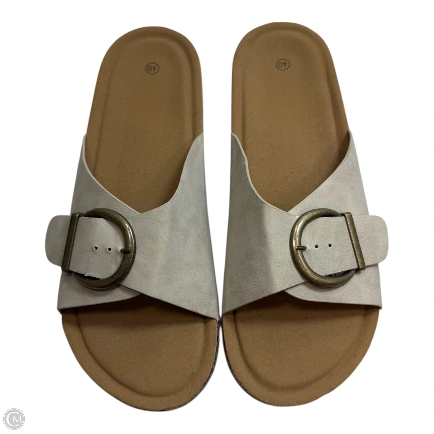 Sandals Flats By Clothes Mentor In Tan, Size: 8