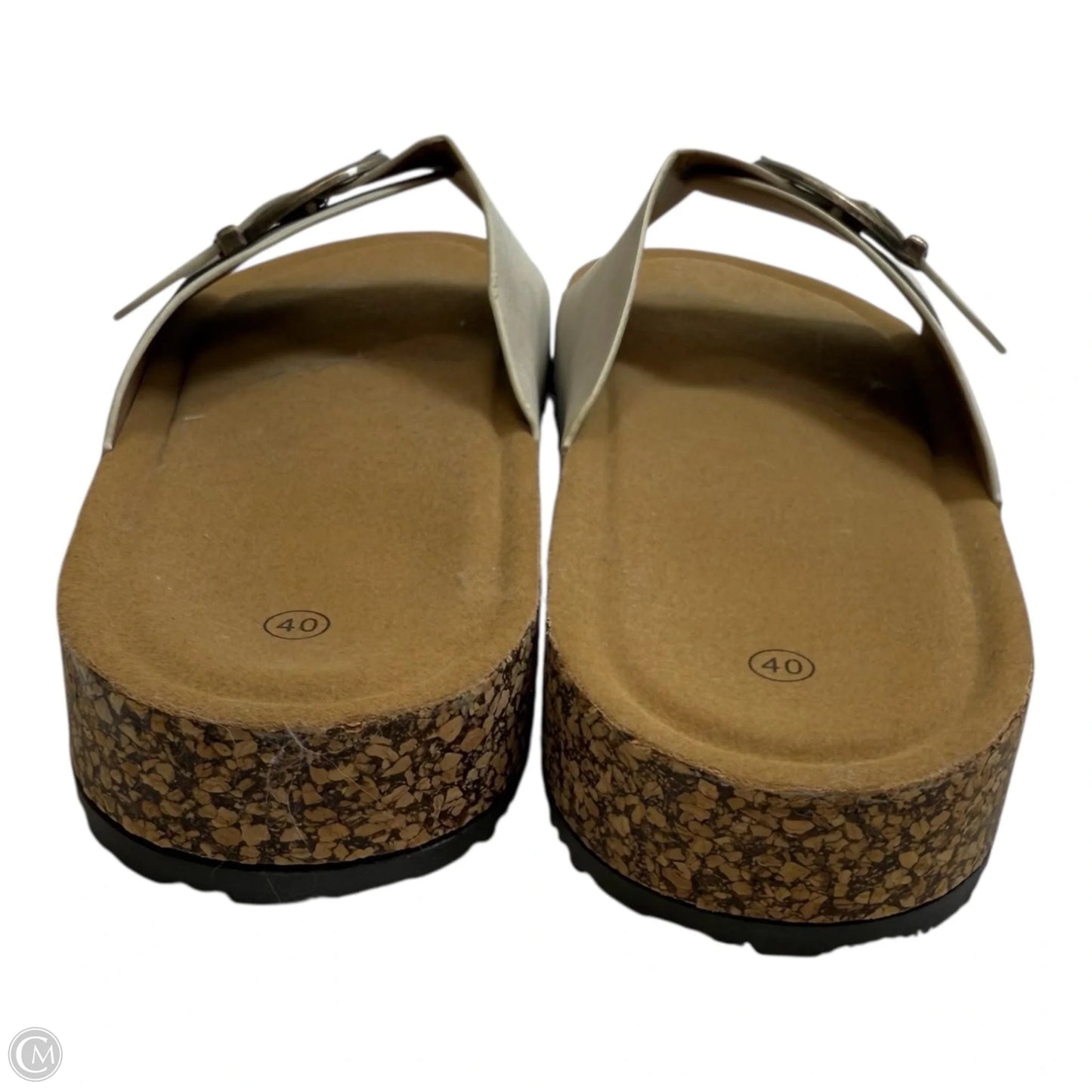 Sandals Flats By Clothes Mentor In Tan, Size: 8