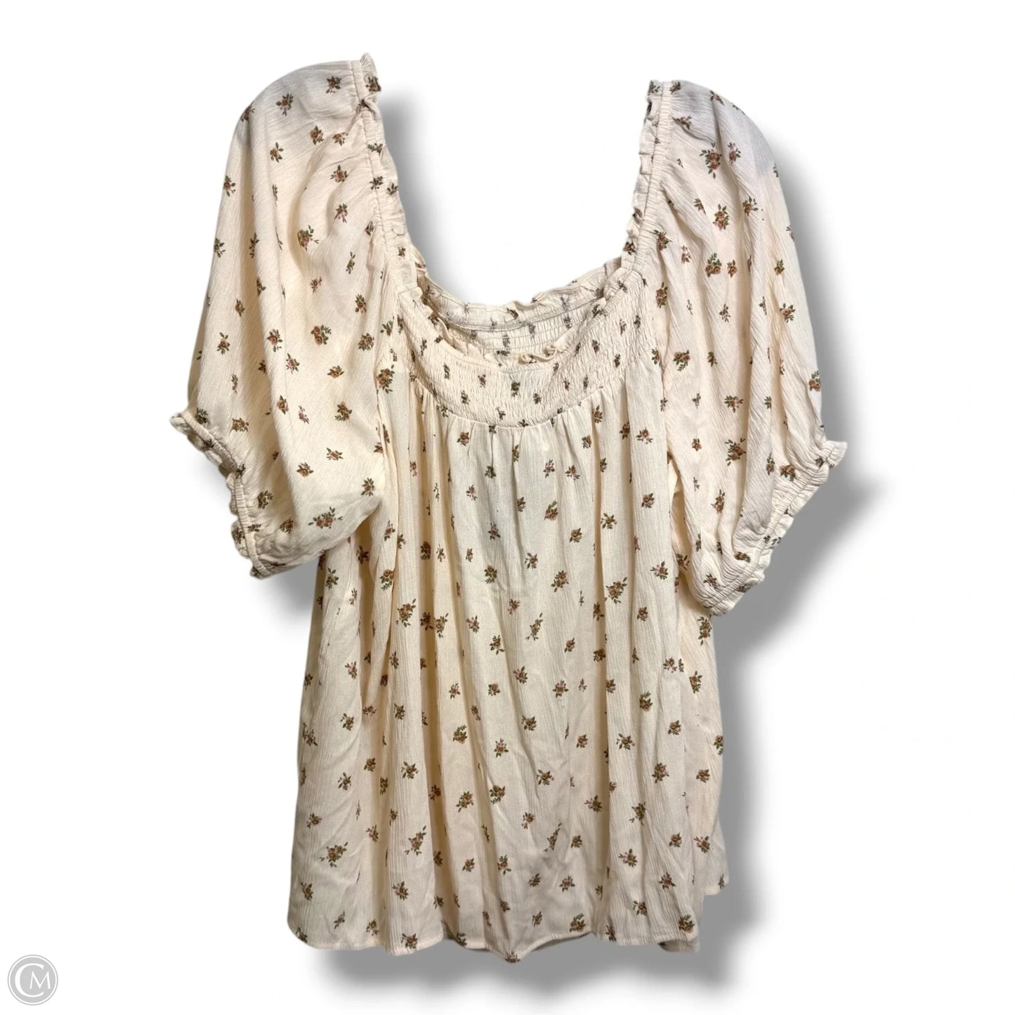 Top 3/4 Sleeve By Torrid In Floral Print, Size: 3x