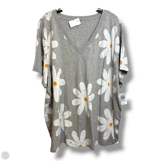 Top Short Sleeve Basic By Torrid In Grey, Size: 3x