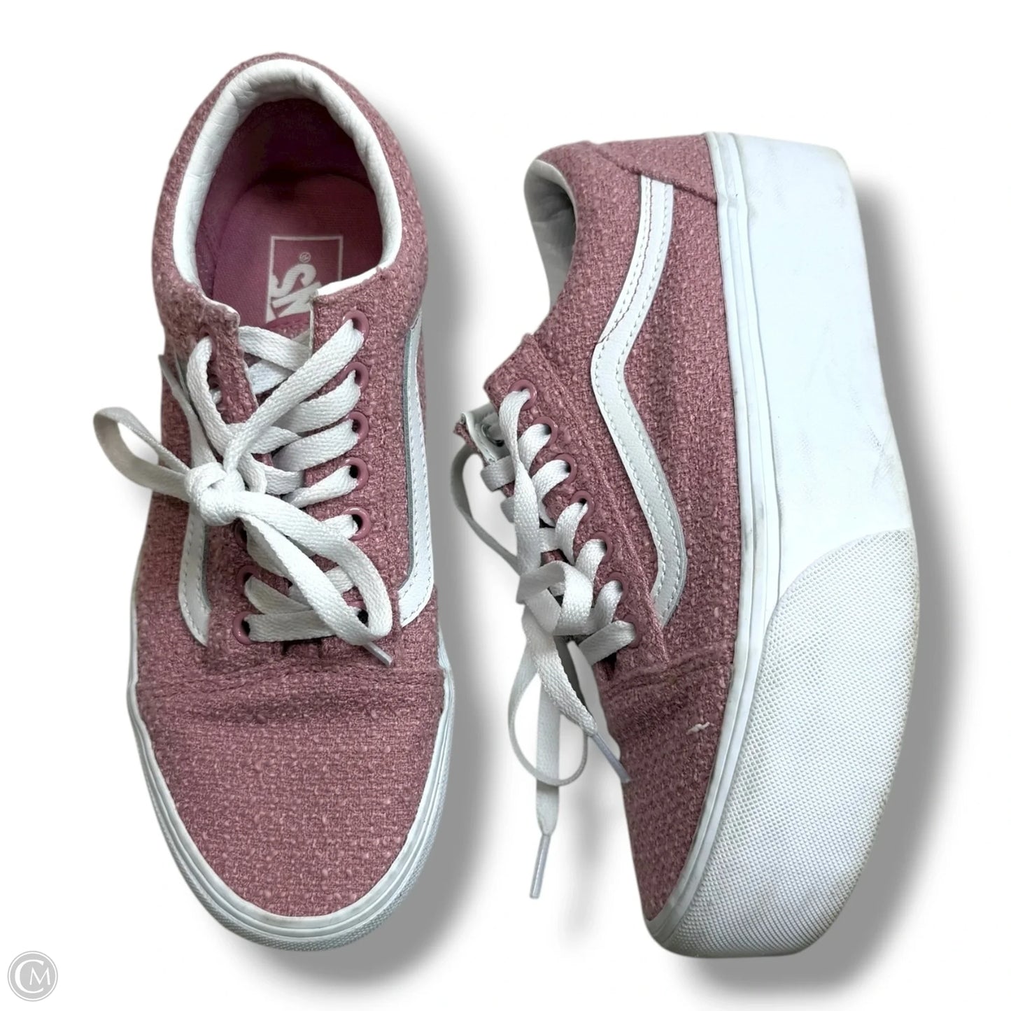 Shoes Sneakers By Vans In Pink, Size: 7.5