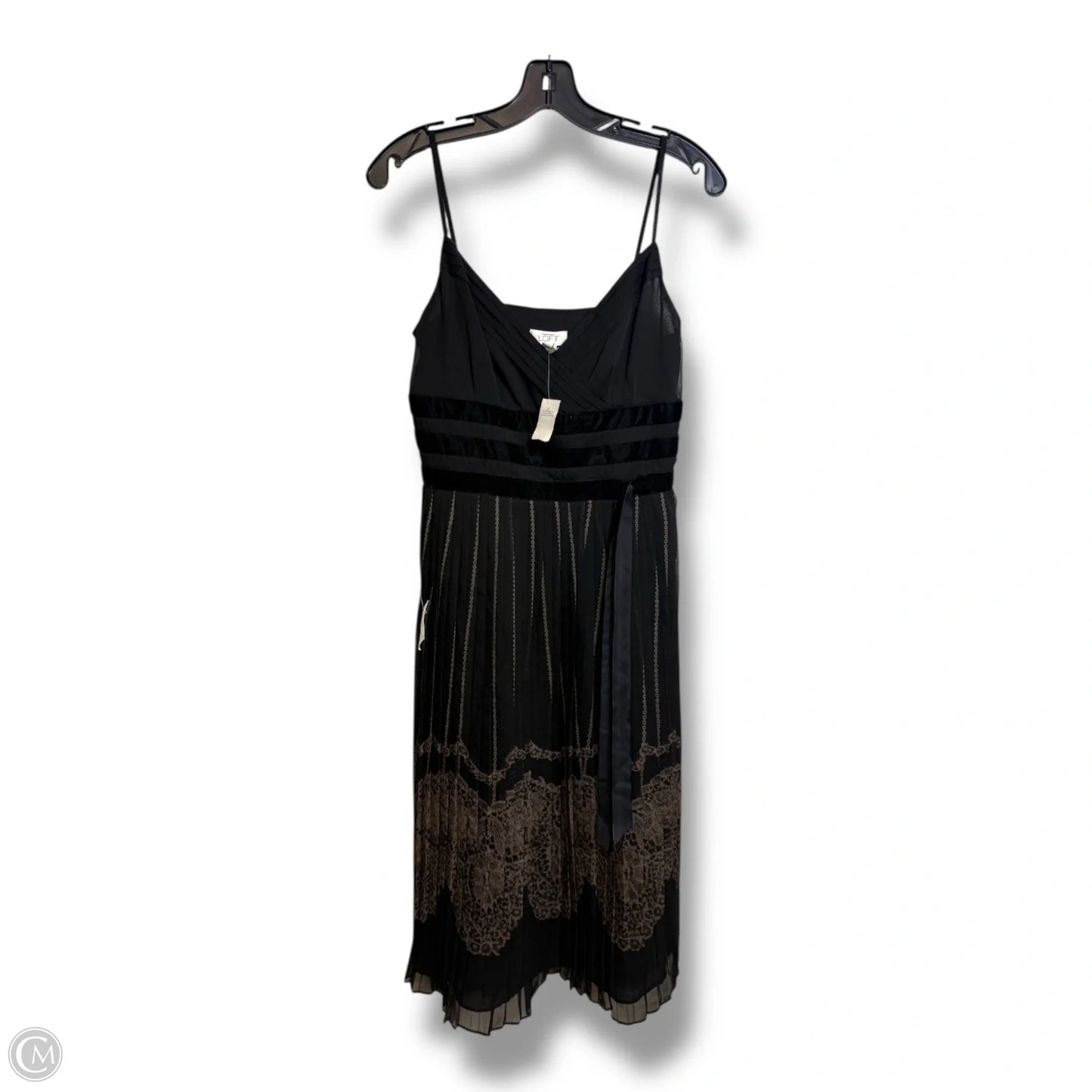 Dress Casual Midi By Loft In Black, Size: 4