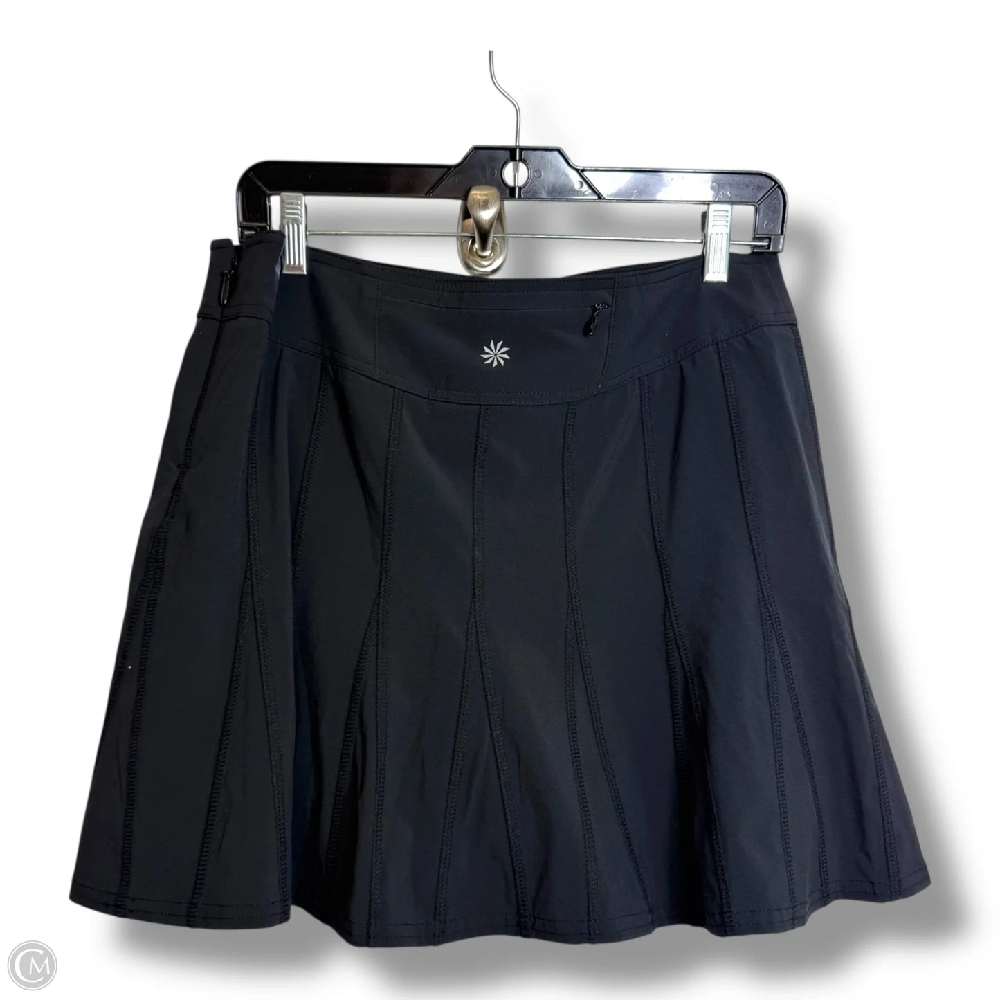 Athletic Skort By Athleta In Black, Size: S