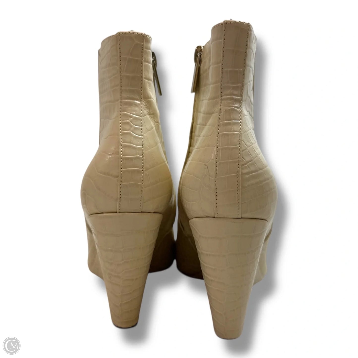 Boots Ankle Heels By Vince Camuto In White, Size: 9.5