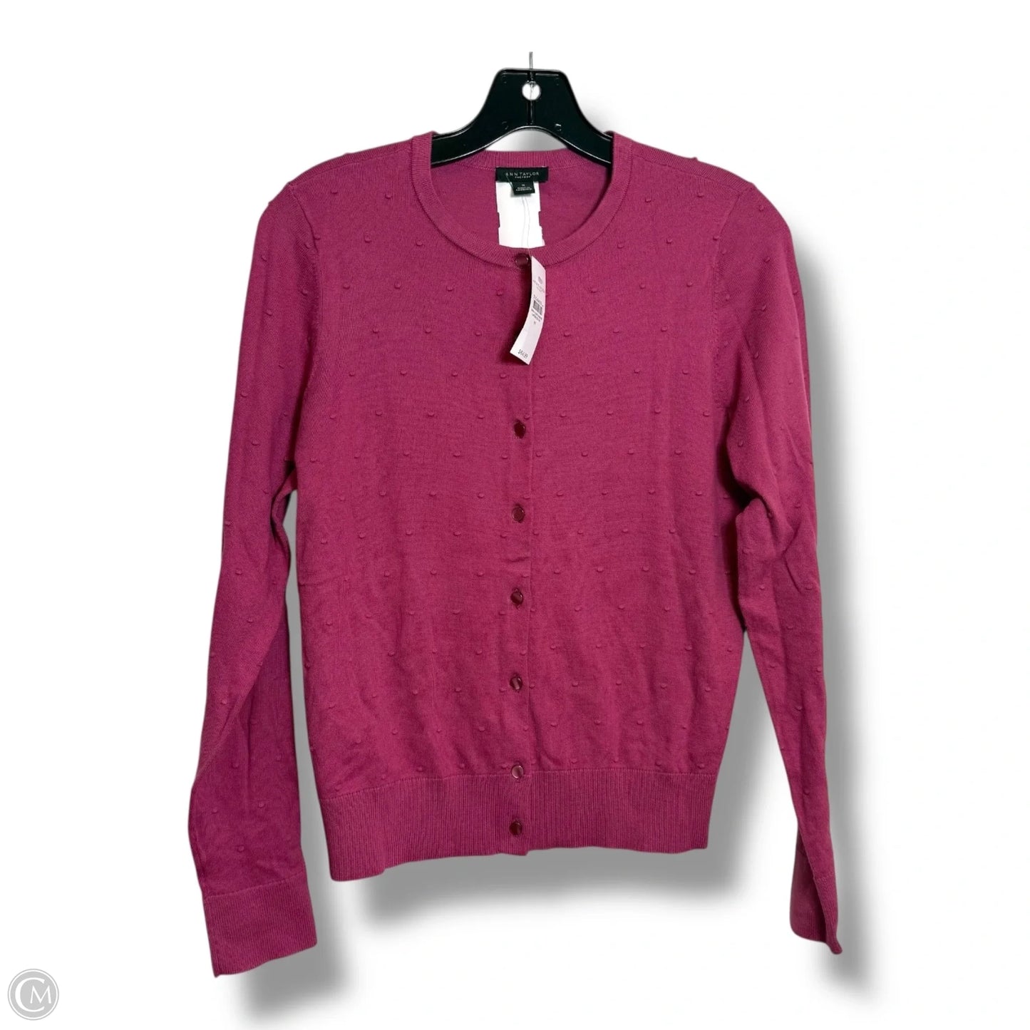 Cardigan By Ann Taylor In Pink, Size: M
