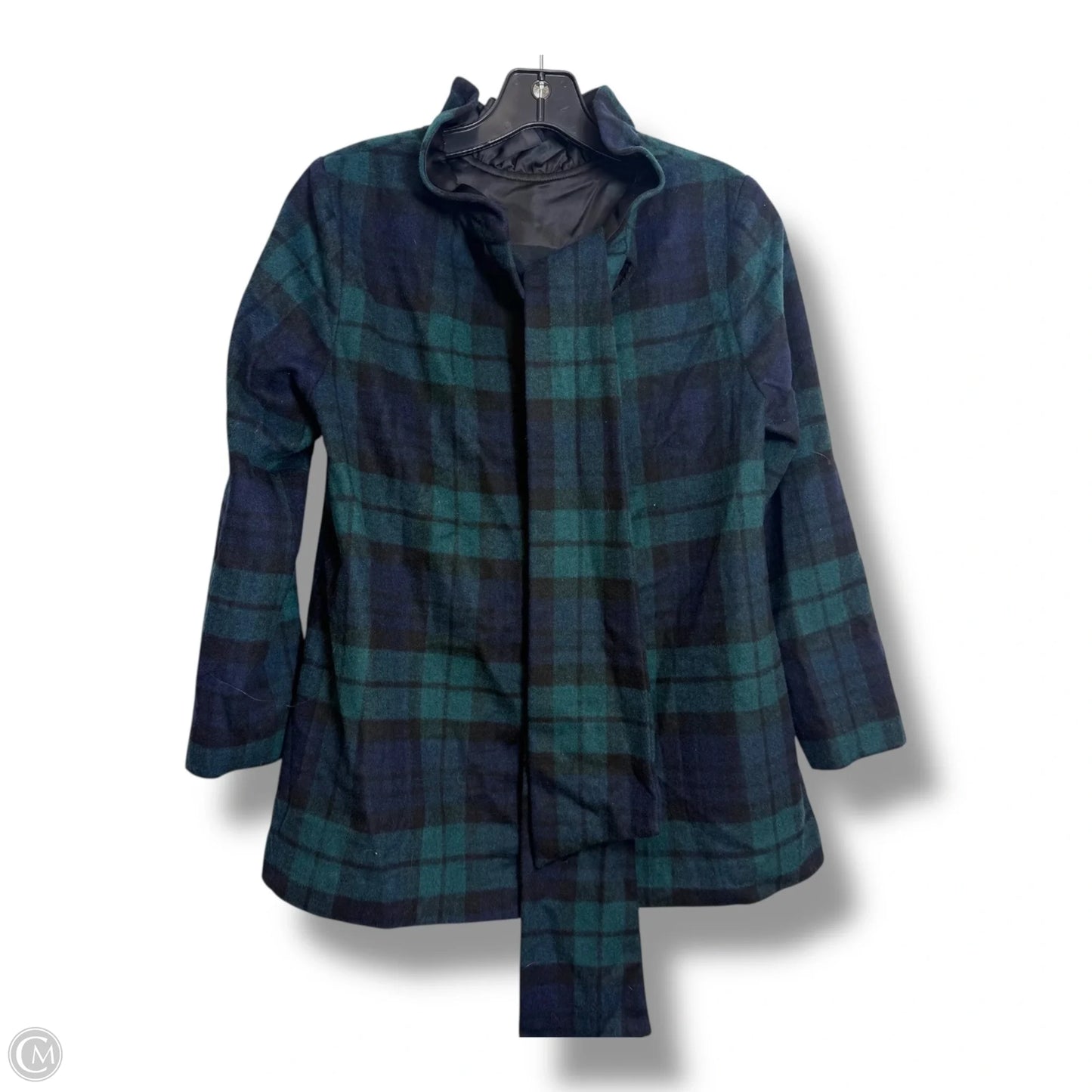 Blackwatch Plaid Faye Blouse Top Long Sleeve By Tuckernuck In Plaid Pattern, Size: S