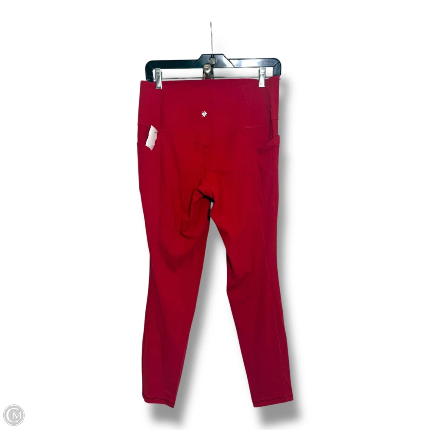 Athletic Leggings By Athleta In Red, Size: L