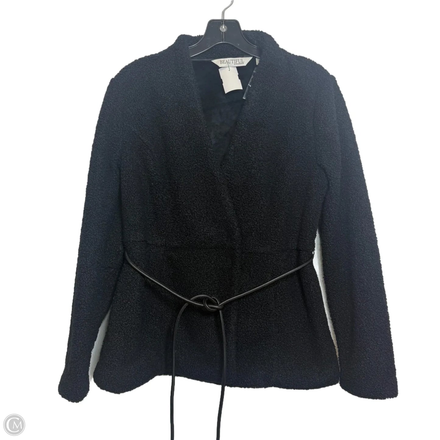 Jacket Fleece By Clothes Mentor In Black, Size: Xs