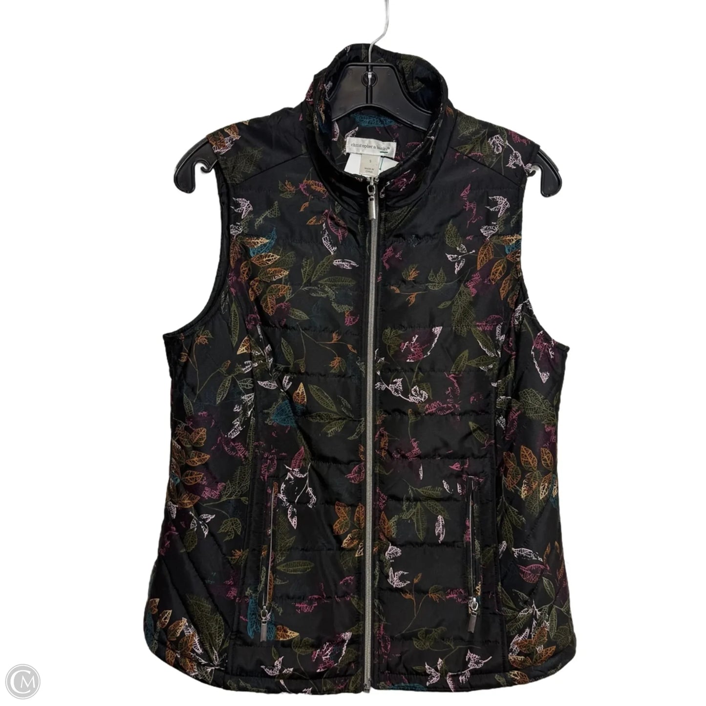 Vest Other By Christopher And Banks In Floral Print, Size: S