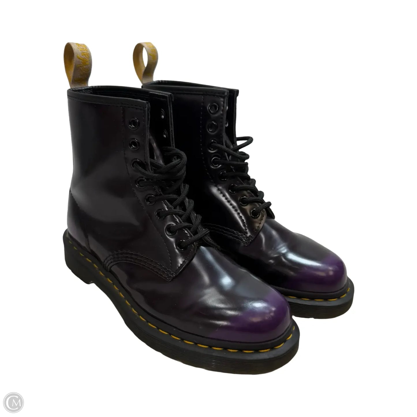 Boots Combat By Dr Martens In Purple, Size: 9