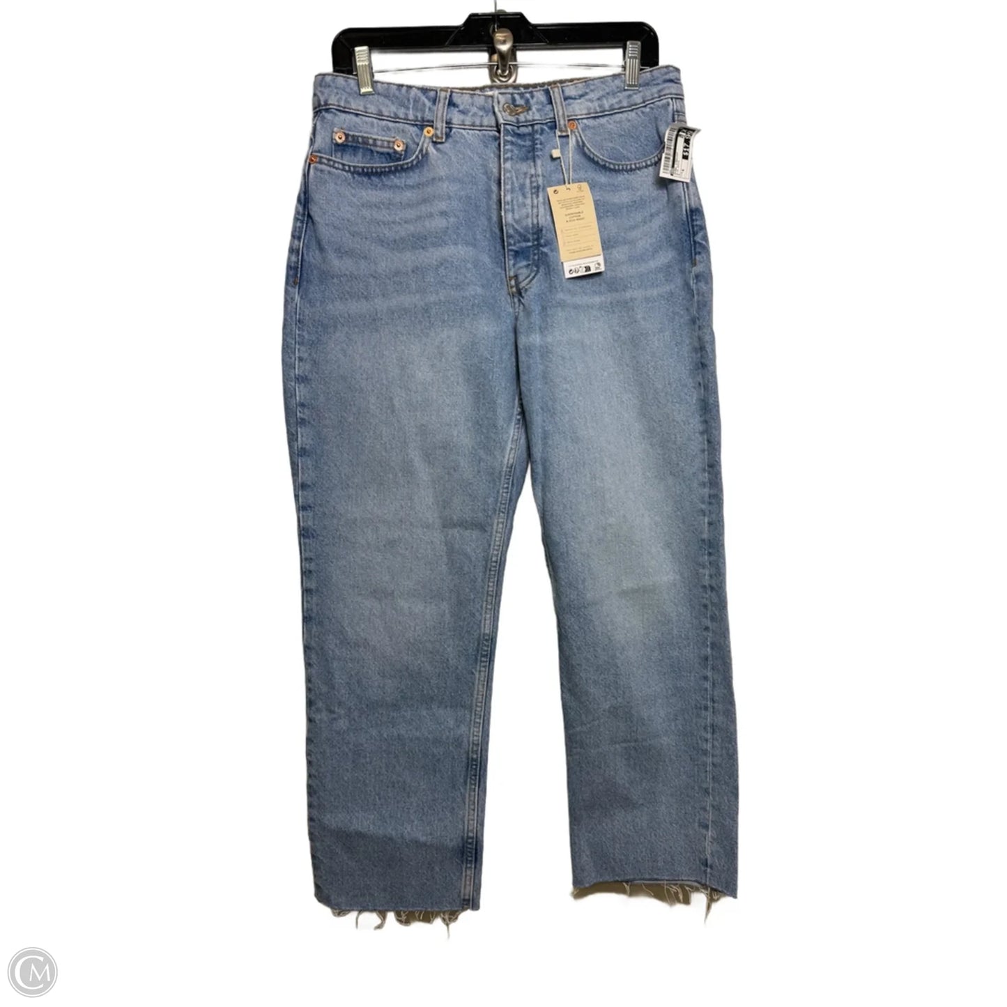 Jeans Straight By Mng In Blue Denim, Size: 8