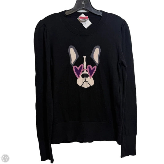 Sweater Cardigan Designer By Kate Spade In Black, Size: M