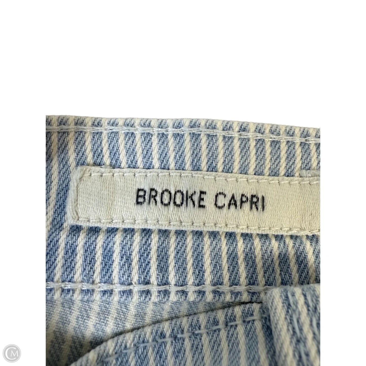 Brooke capri Jeans By Lucky Brand In Blue Denim, Size: 10
