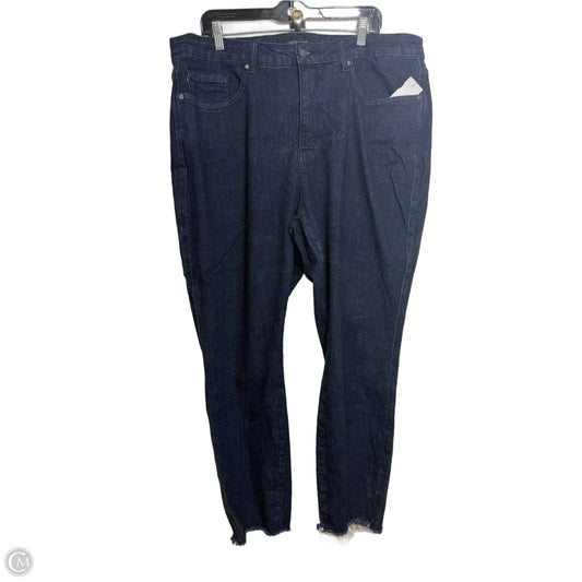 Jeans Straight By Judy Blue In Blue Denim, Size: 22