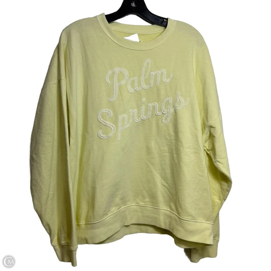 Sweatshirt Crewneck By American Eagle In Yellow, Size: L