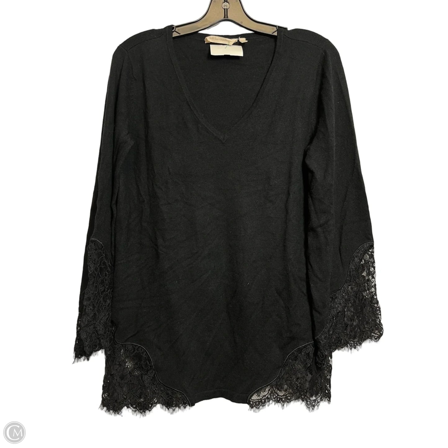 Sweater By Soft Surroundings In Black, Size: S