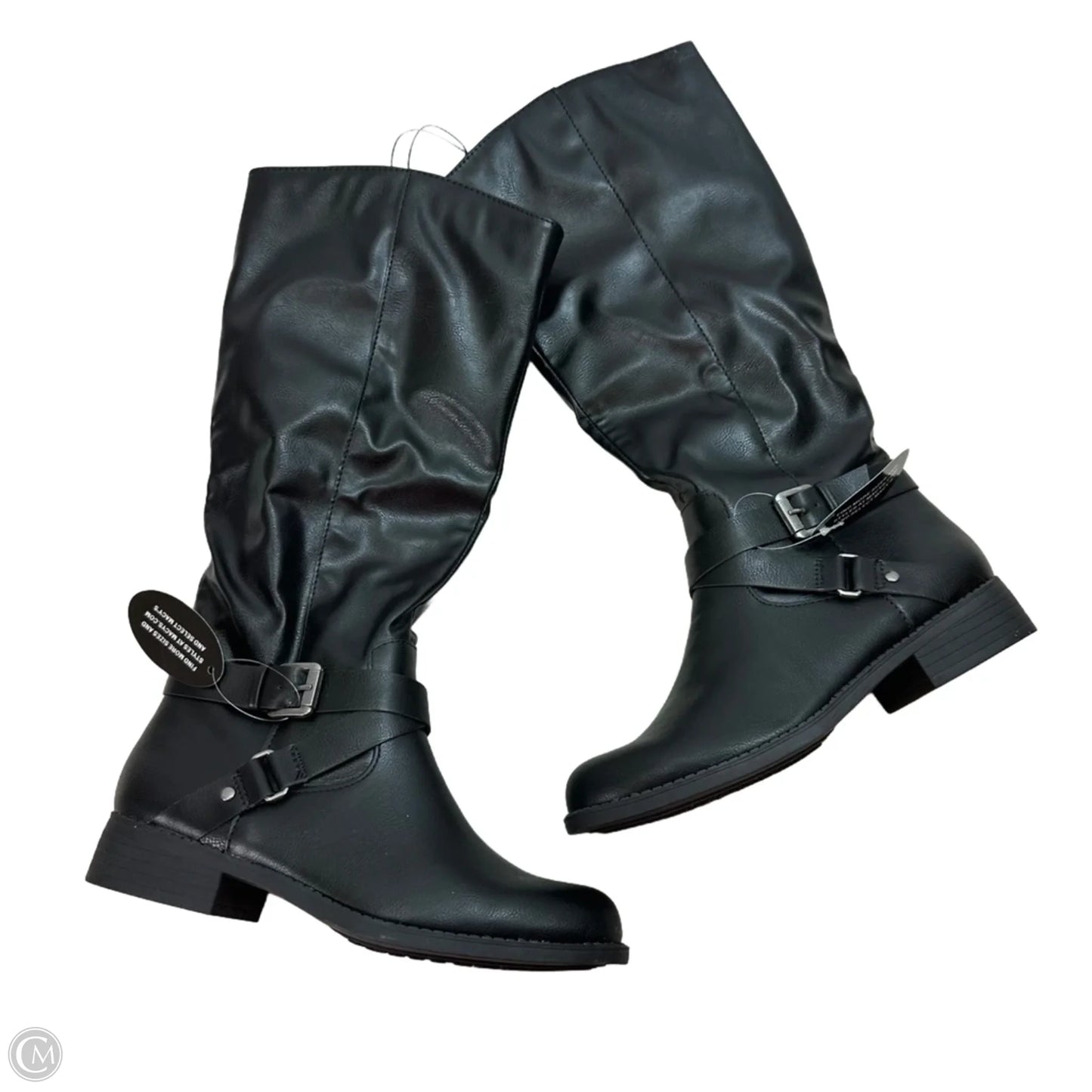 Boots Ankle Flats By Style And Company In Black, Size: 7