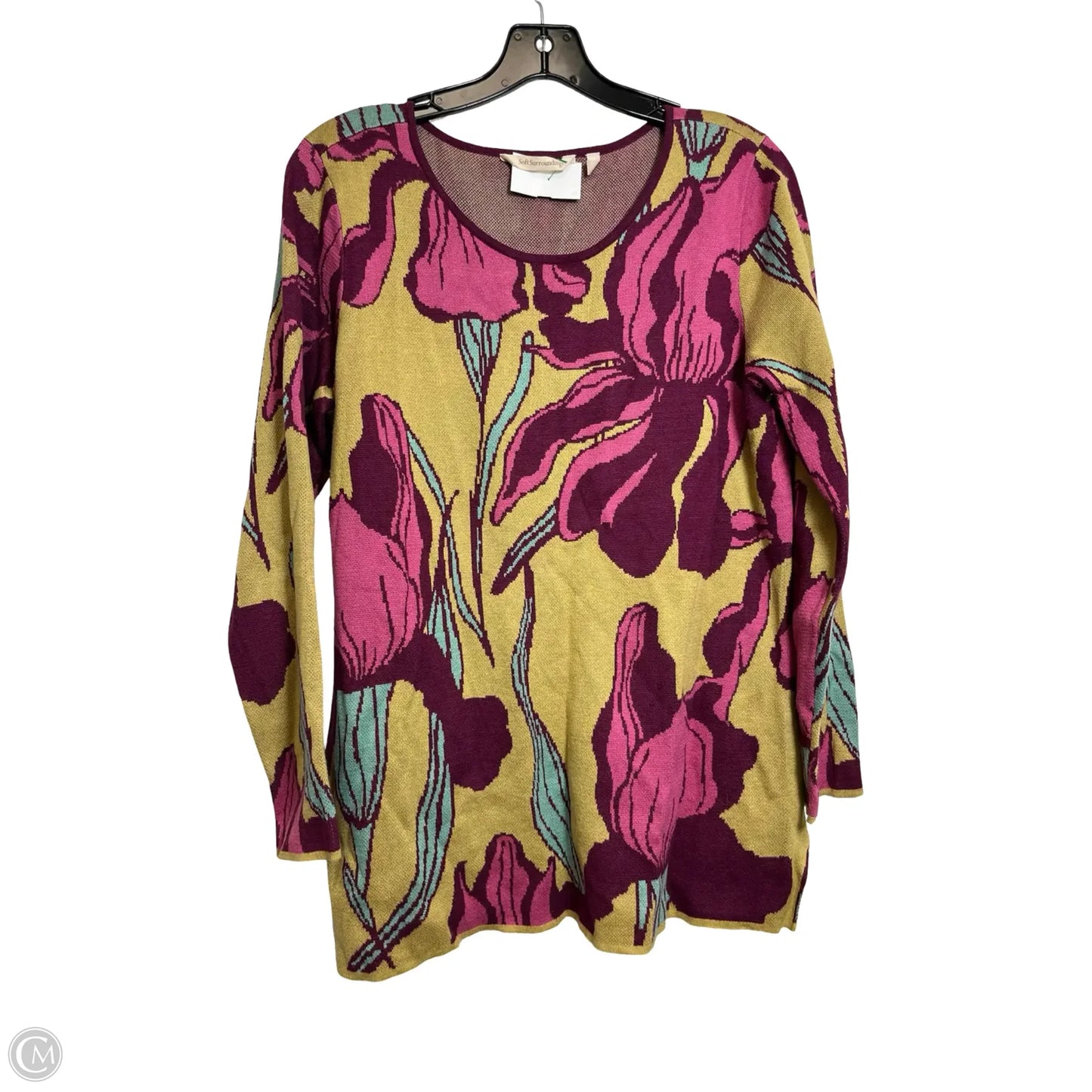 Sweater By Soft Surroundings In Floral Print, Size: M