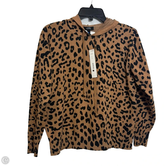 Sweater By Aqua In Leopard Print, Size: M