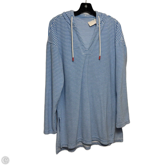 Sweatshirt Hoodie By Vineyard Vines In Striped Pattern, Size: M